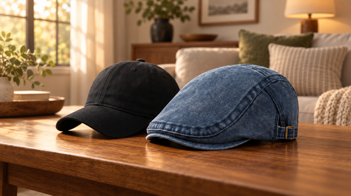 Alfred and Warren Denim Vintage Cap