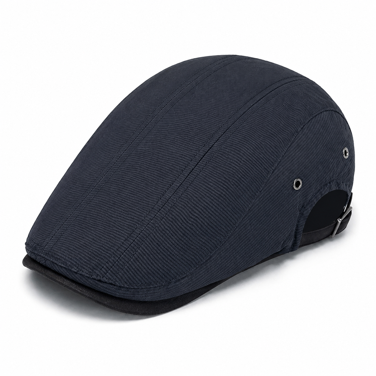 Everyday Driver Cap in Navy — elevated front three-quarter view