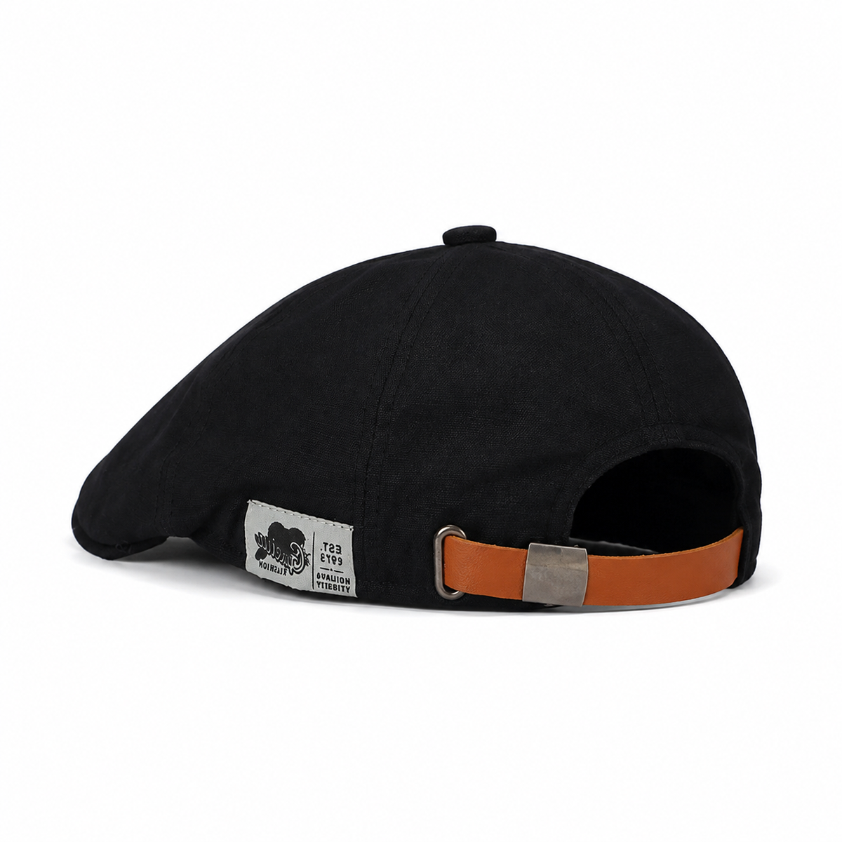 Modern Classic Cap in Coal Black — rear three-quarter view