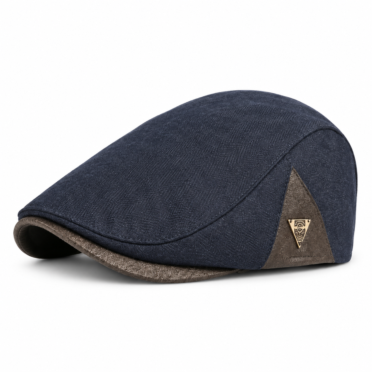 Vintage Panel Cap Denim Blue - elevated front three-quarter view