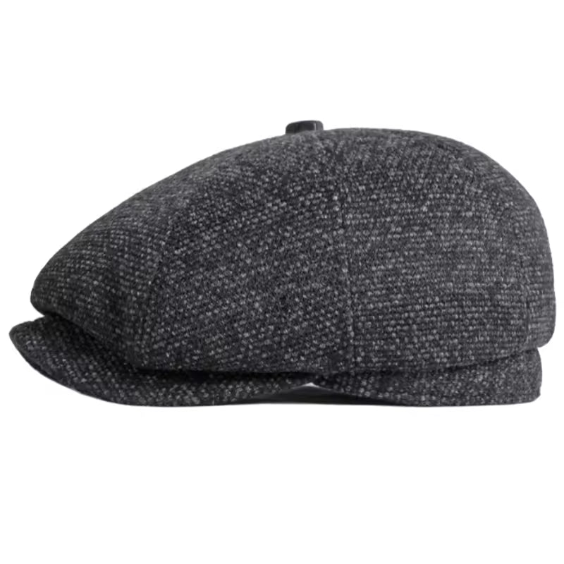 Flecked Peaky Cap