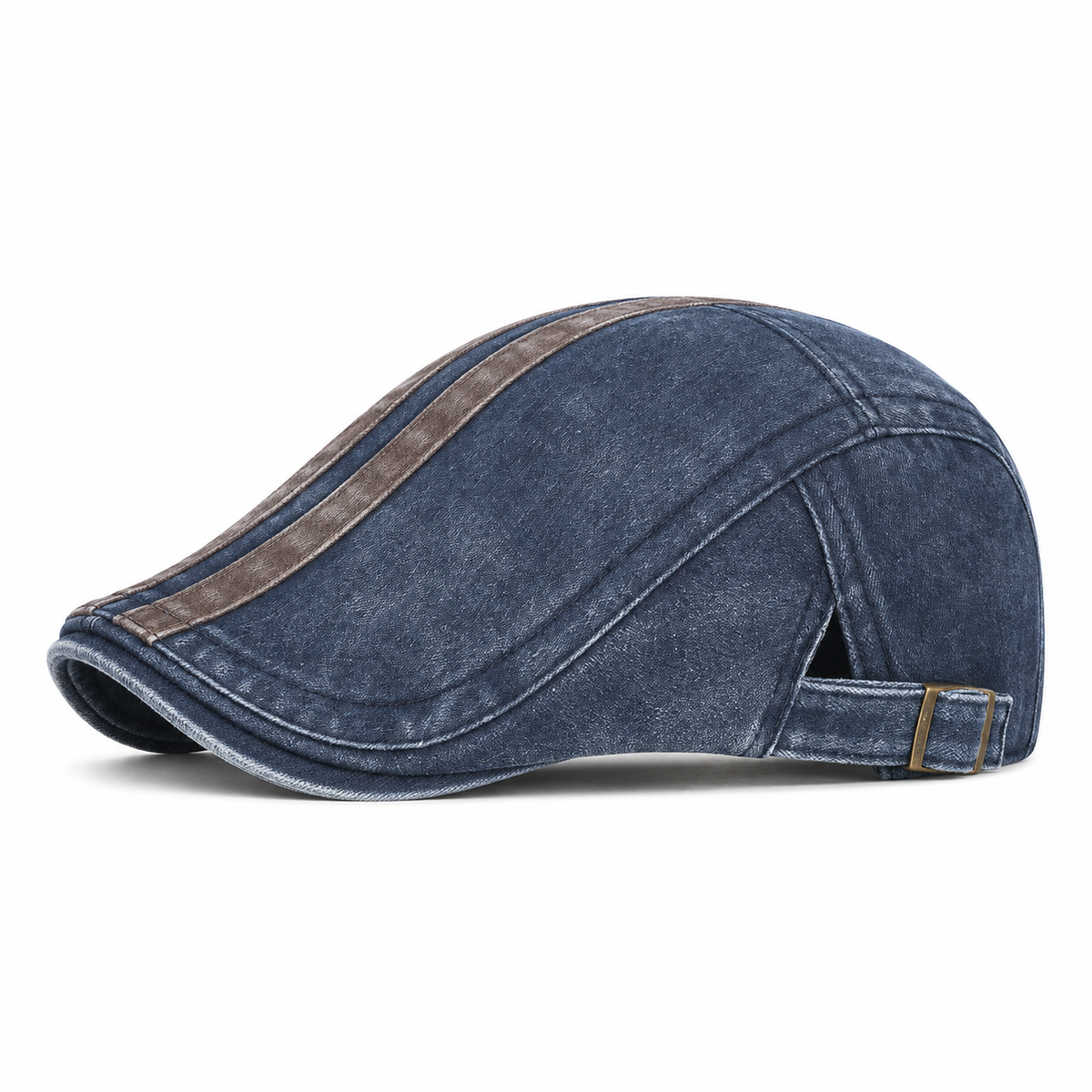 Denim Strip Cap Denim Blue - left side profile