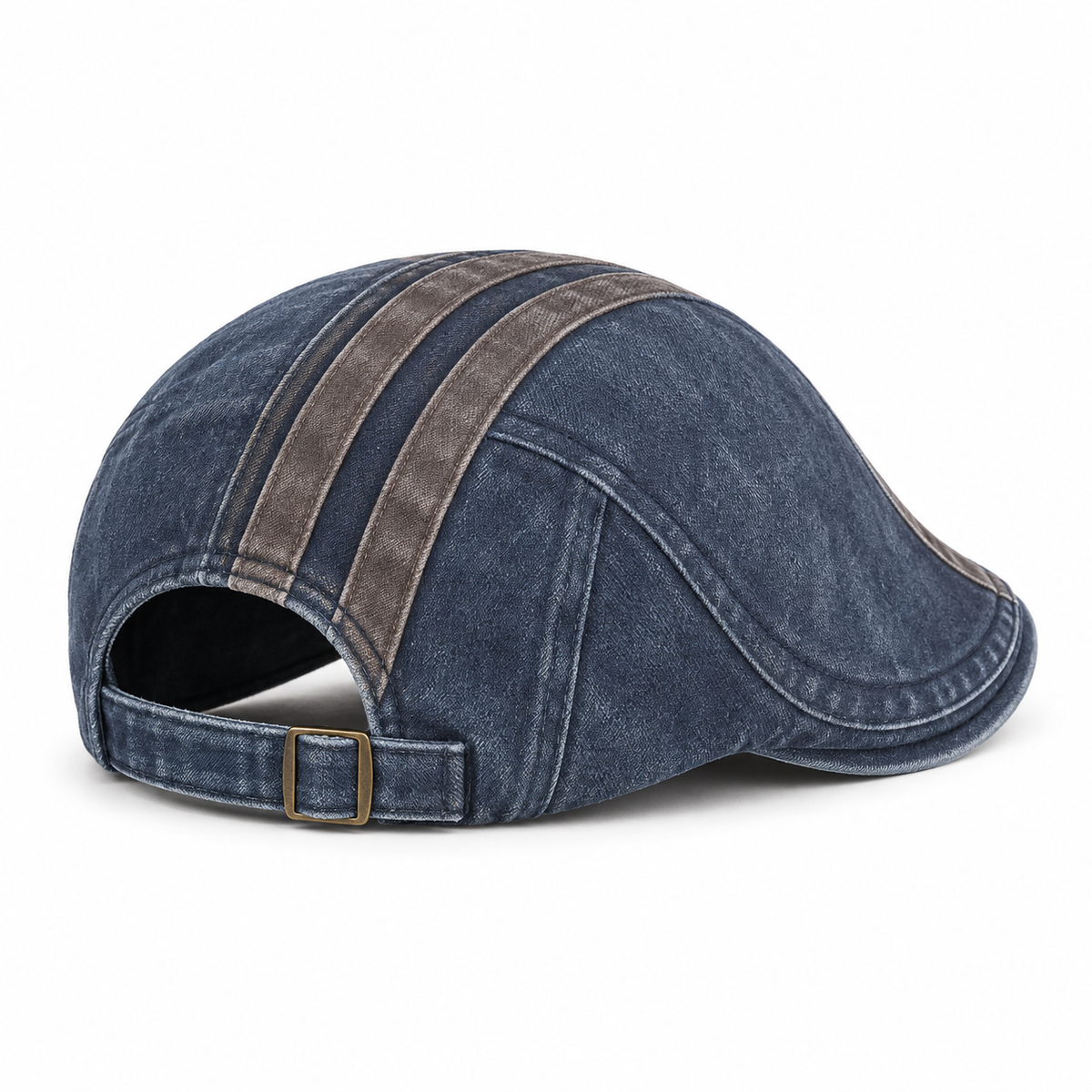 Denim Strip Cap Denim Blue - rear three-quarter view