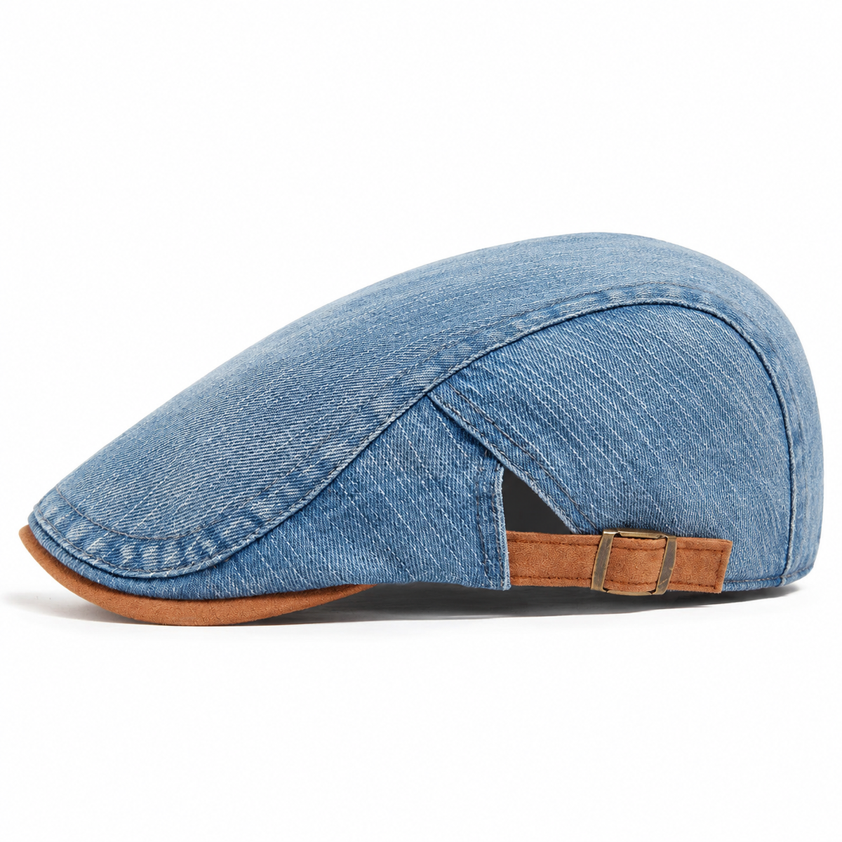 Denim Workwear Cap Sky Blue — perfil lateral