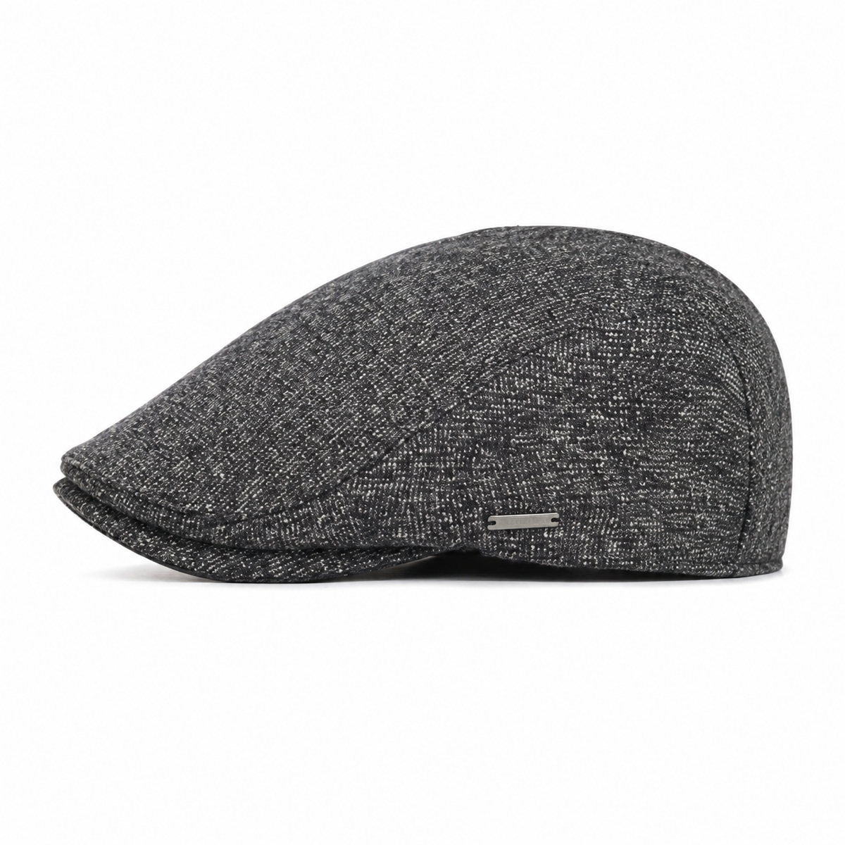 Heritage Wool Cap Graphite Grey - left side profile