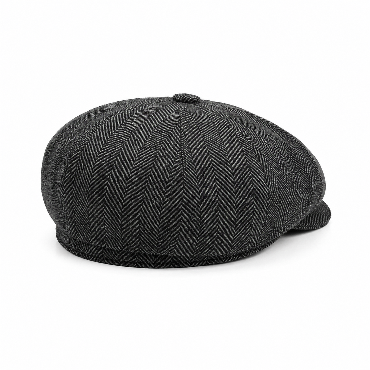 Peaky Cap Graphite Grey - rear three-quarter view