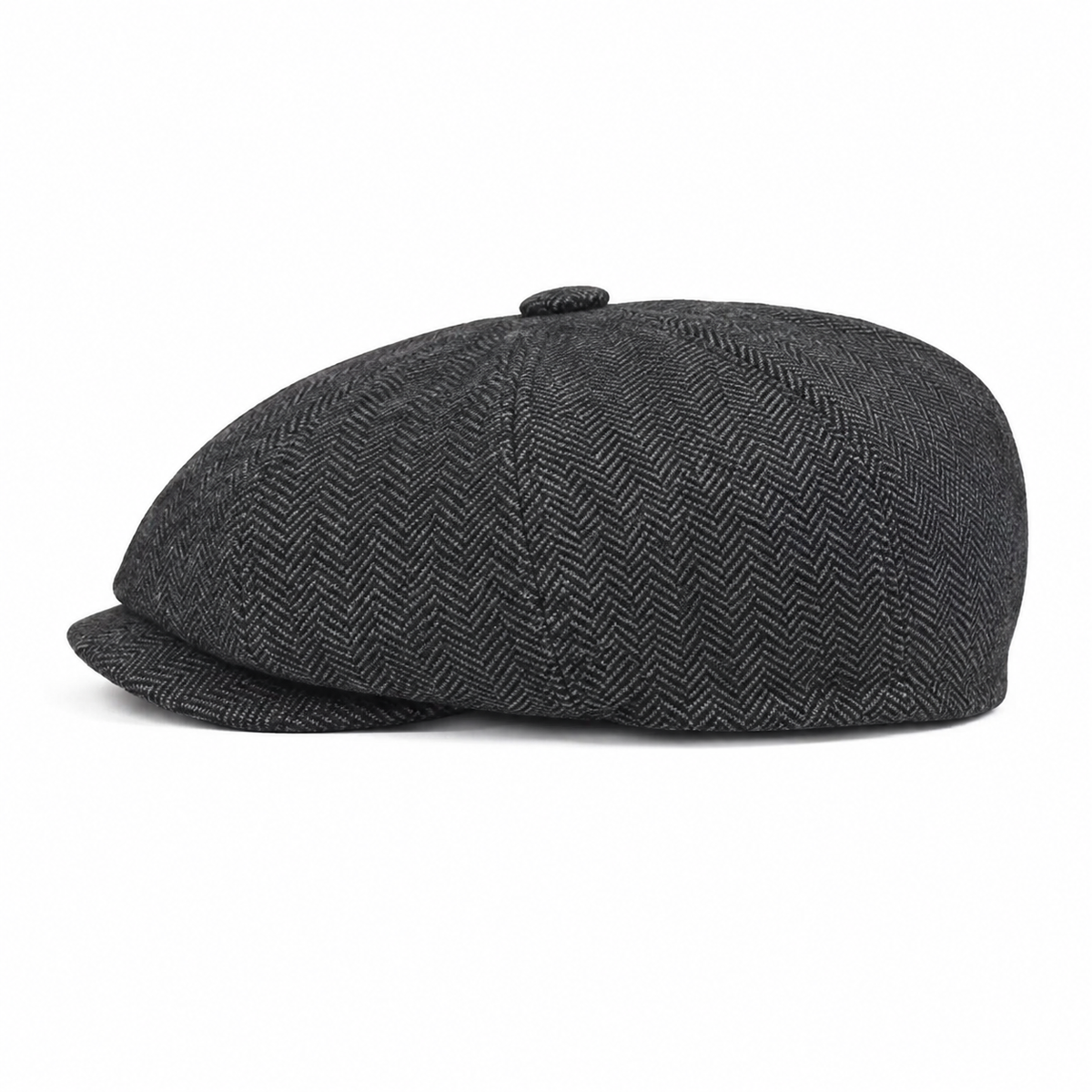 Shelby Cap Graphite Grey - left side profile