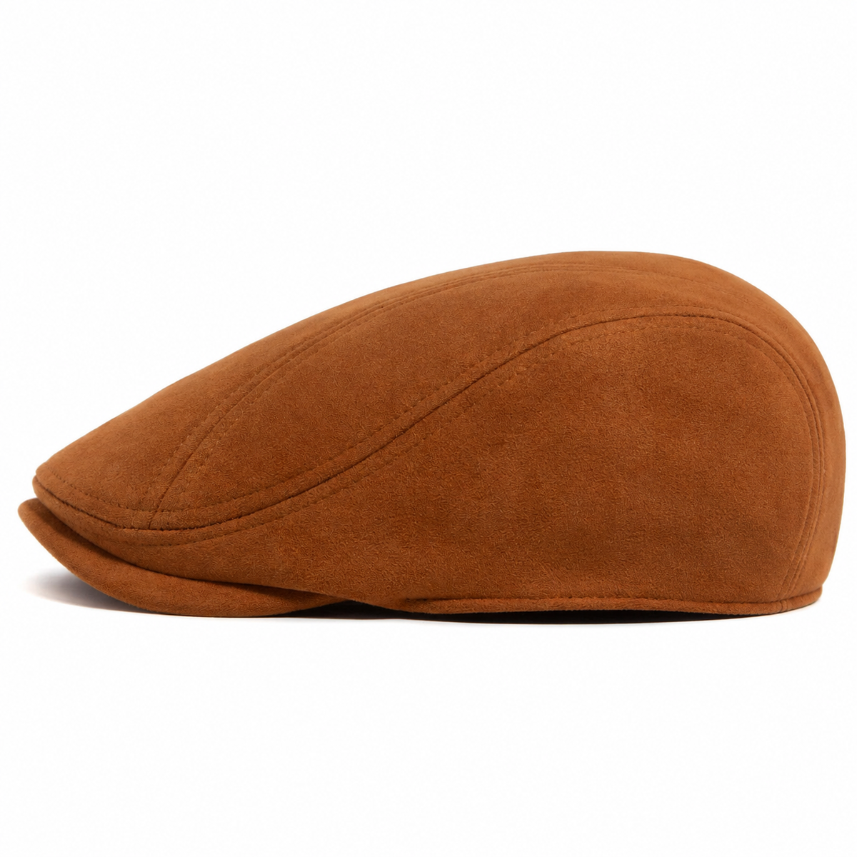 Suede Classic Cap in Brown — left side profile